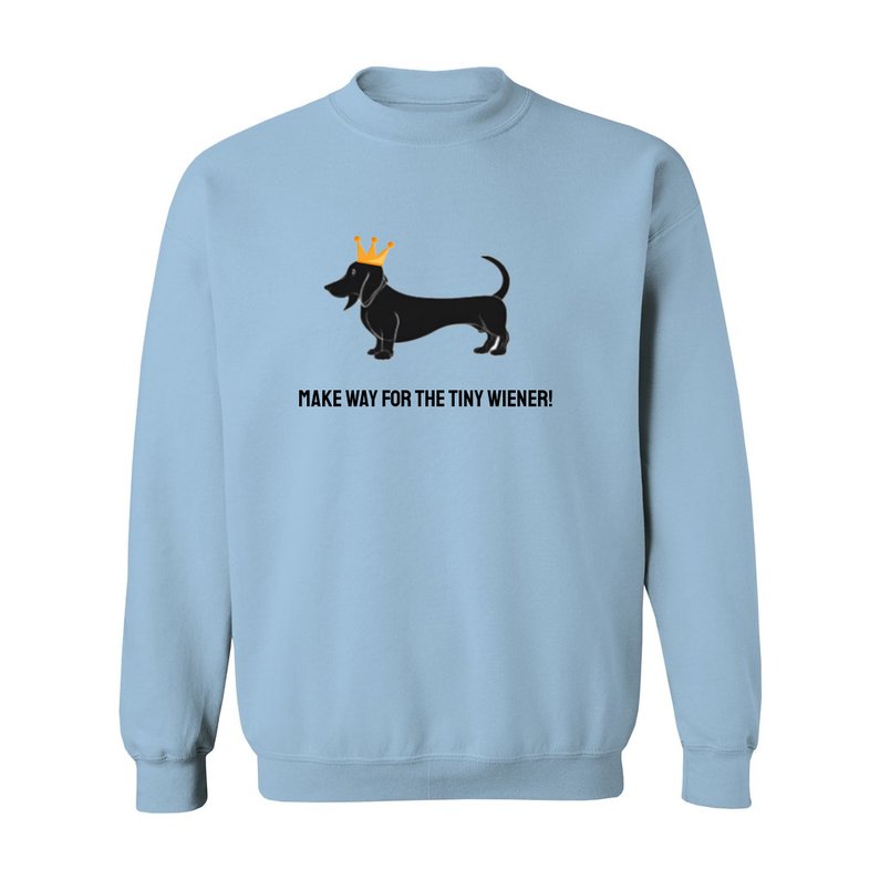 Unisex Crewneck Dachshund Printed Sweatshirt