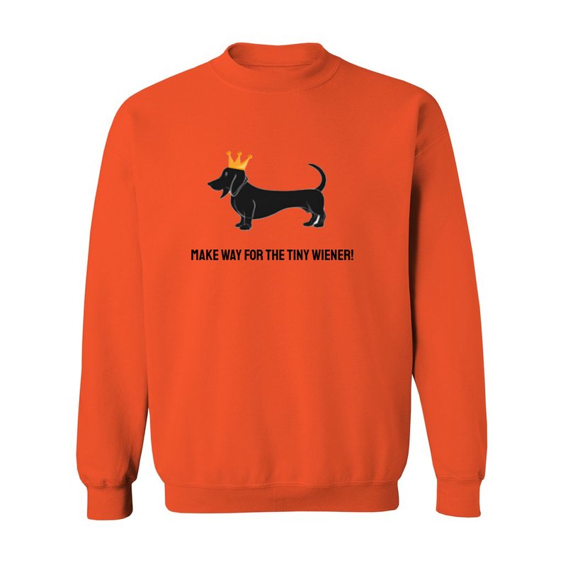 Unisex Crewneck Dachshund Printed Sweatshirt