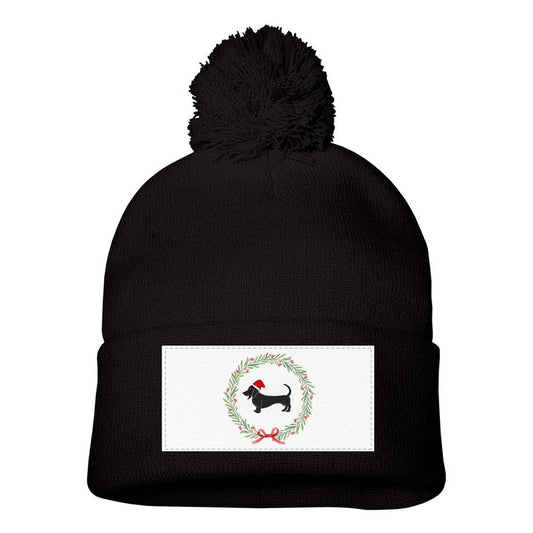 Dachshund Printed Winter Beanie