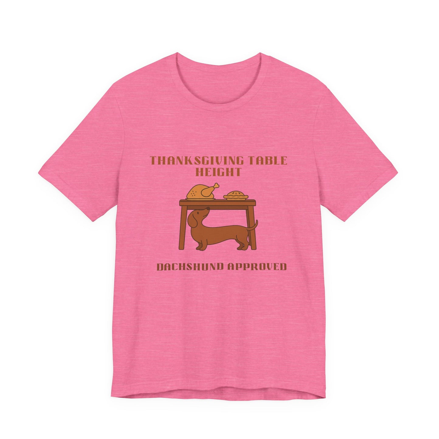Dachshund  Thanksgiving Shirt - Table Height