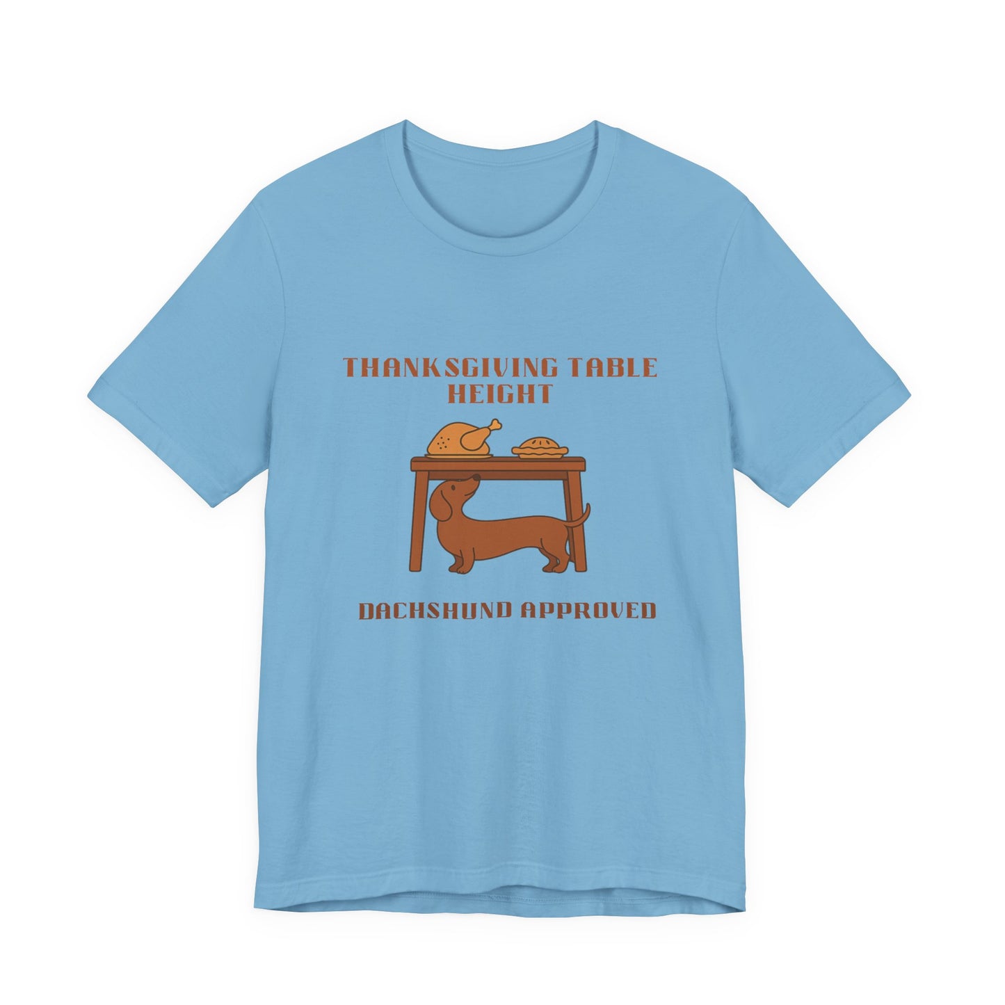 Dachshund  Thanksgiving Shirt - Table Height