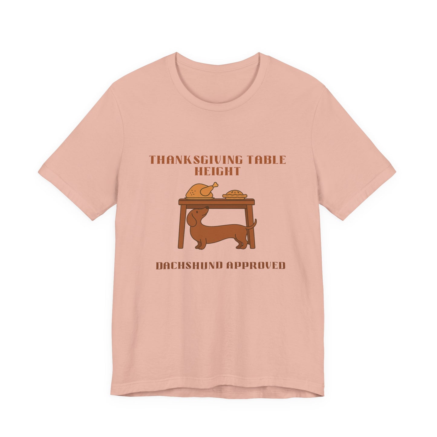 Dachshund  Thanksgiving Shirt - Table Height