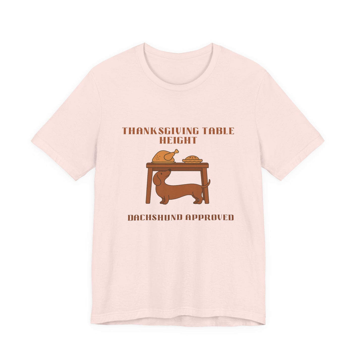 Dachshund  Thanksgiving Shirt - Table Height