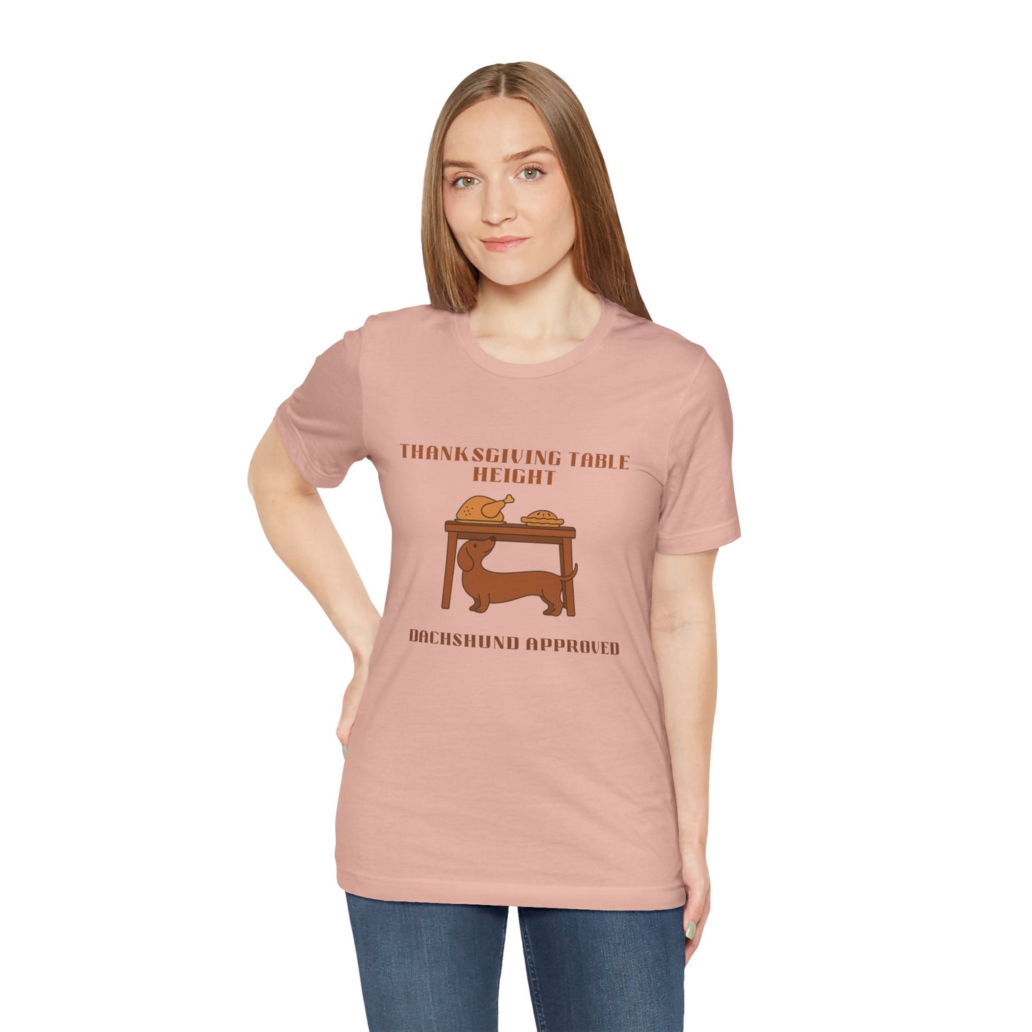Dachshund  Thanksgiving Shirt - Table Height