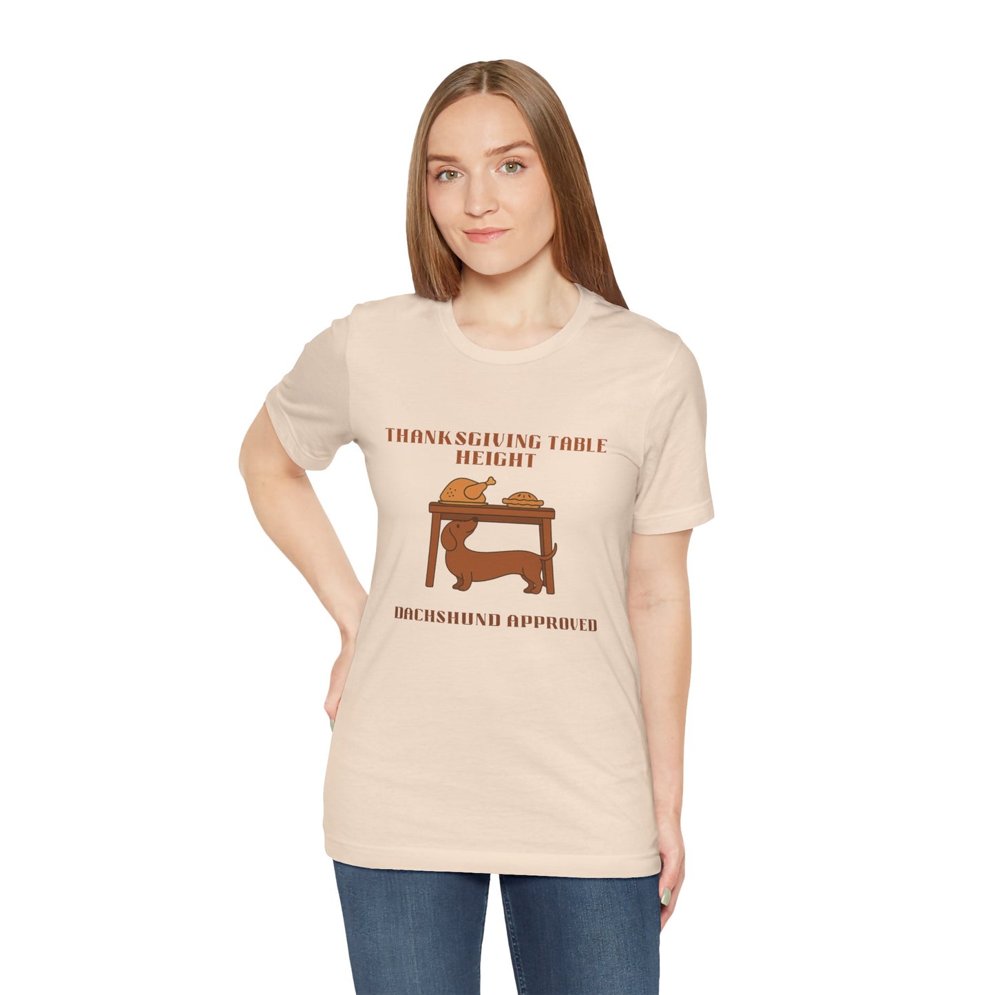 Dachshund  Thanksgiving Shirt - Table Height