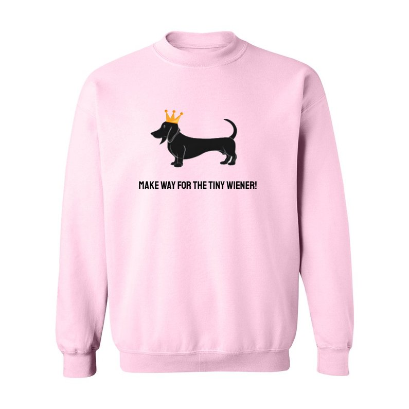 Unisex Crewneck Dachshund Printed Sweatshirt