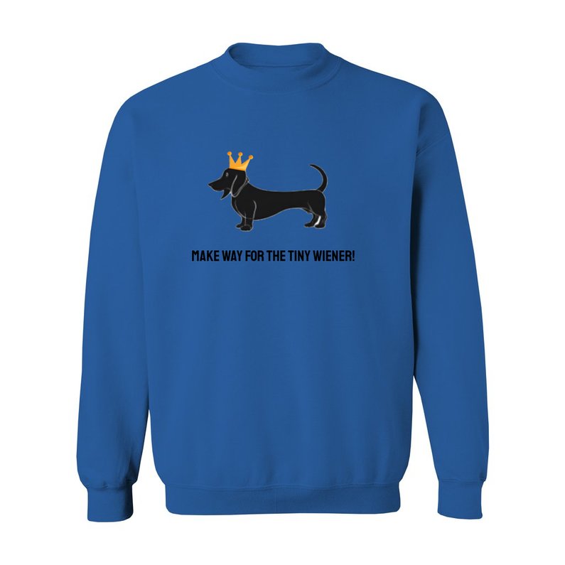 Unisex Crewneck Dachshund Printed Sweatshirt