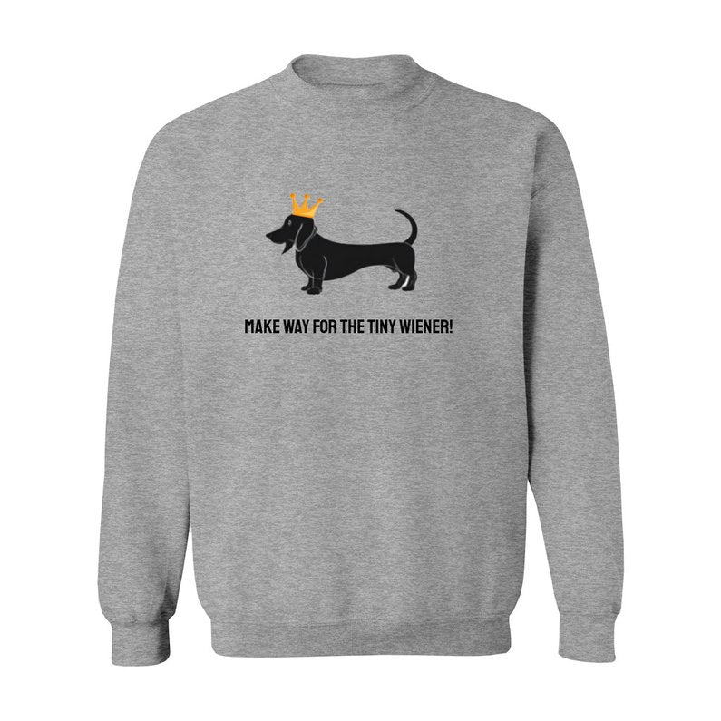 Unisex Crewneck Dachshund Printed Sweatshirt